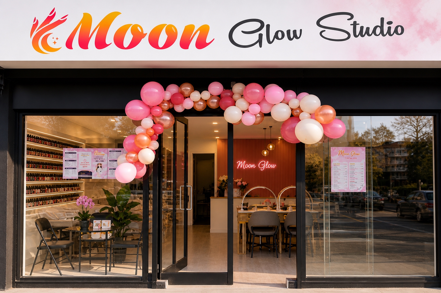 Moon Glow Studio shop front